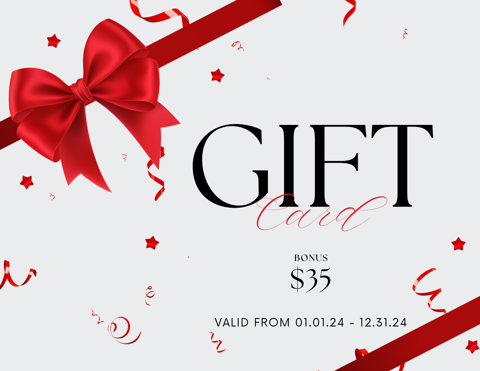 JoyLIfe SPA-liday Gift Cards $35